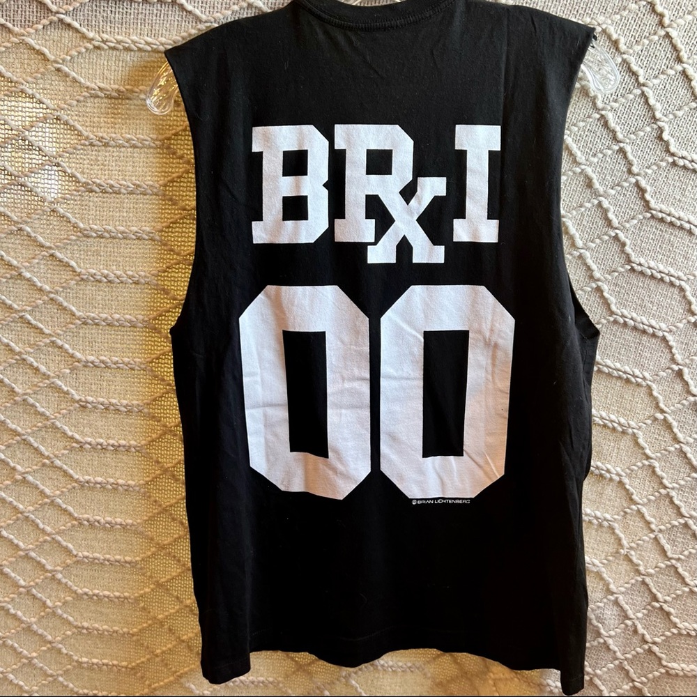 Bltee Brian Lichtenberg Black Small Sleeveless T-… - image 2